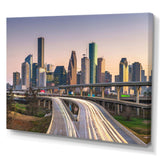 Houston Texas Skyline - Landscapes Canvas Wall Art