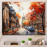 Old Street Boston Views - Cityscapes Canvas Wall Art