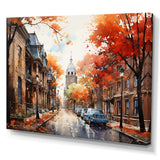 Old Street Boston Views - Cityscapes Canvas Wall Art