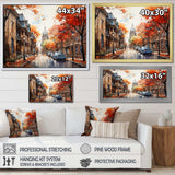 Old Street Boston Views - Cityscapes Canvas Wall Art