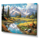 Colorado Mountain Senerity I - Landscapes Canvas Wall Art