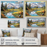 Colorado Mountain Senerity I - Landscapes Canvas Wall Art