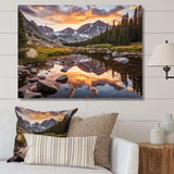 Colorado Mountain Senerity III - Landscapes Canvas Wall Art