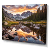 Colorado Mountain Senerity III - Landscapes Canvas Wall Art