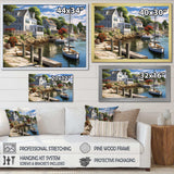 Connecticut'S Port Charm - Landscapes Canvas Wall Art