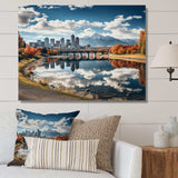 Denver The Majesty Of The Rocky Mountains I - Cityscapes Canvas Wall Art