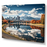 Denver The Majesty Of The Rocky Mountains I - Cityscapes Canvas Wall Art