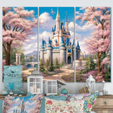 Enchantment Of Castles - Split Panel Canvas Art