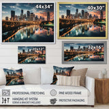 Houston City Horizons II - Cityscapes Canvas Wall Art