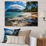 Aloha Tropical Dreamscape II - Cityscapes Canvas Wall Art