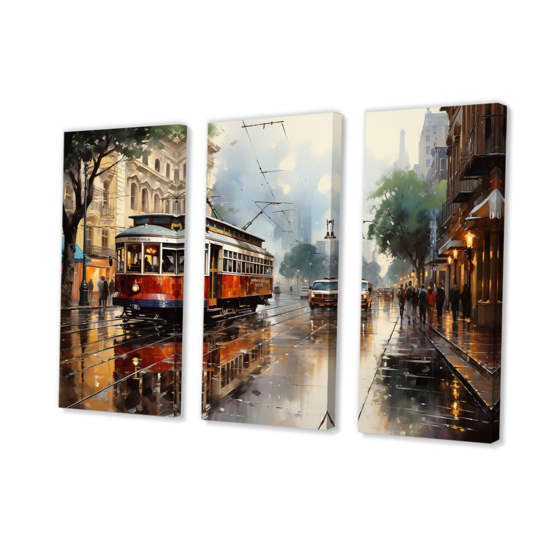 New Orleans Cityscape Comes Alive At Night II - Multi-Panels