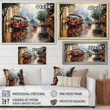 New Orleans Cityscape Comes Alive At Night II - Cityscapes Canvas Wall Art