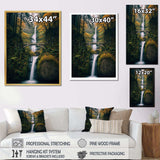 Oregon Multnomah Falls Scenery - Landscapes Canvas Wall Art