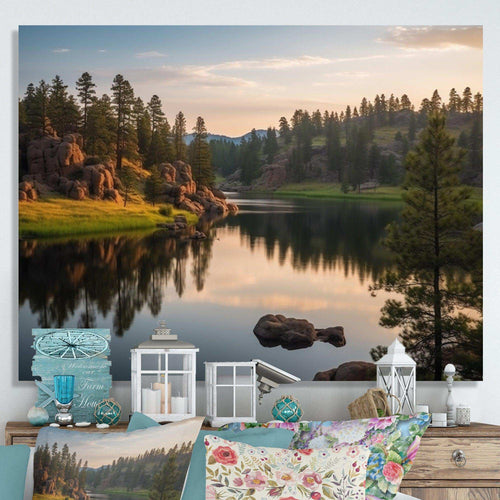 South Dakota Custer State Park Serenity I - Landscapes Canvas Wall Art