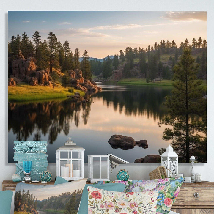 South Dakota Custer State Park Serenity I - Landscapes Canvas Wall Art