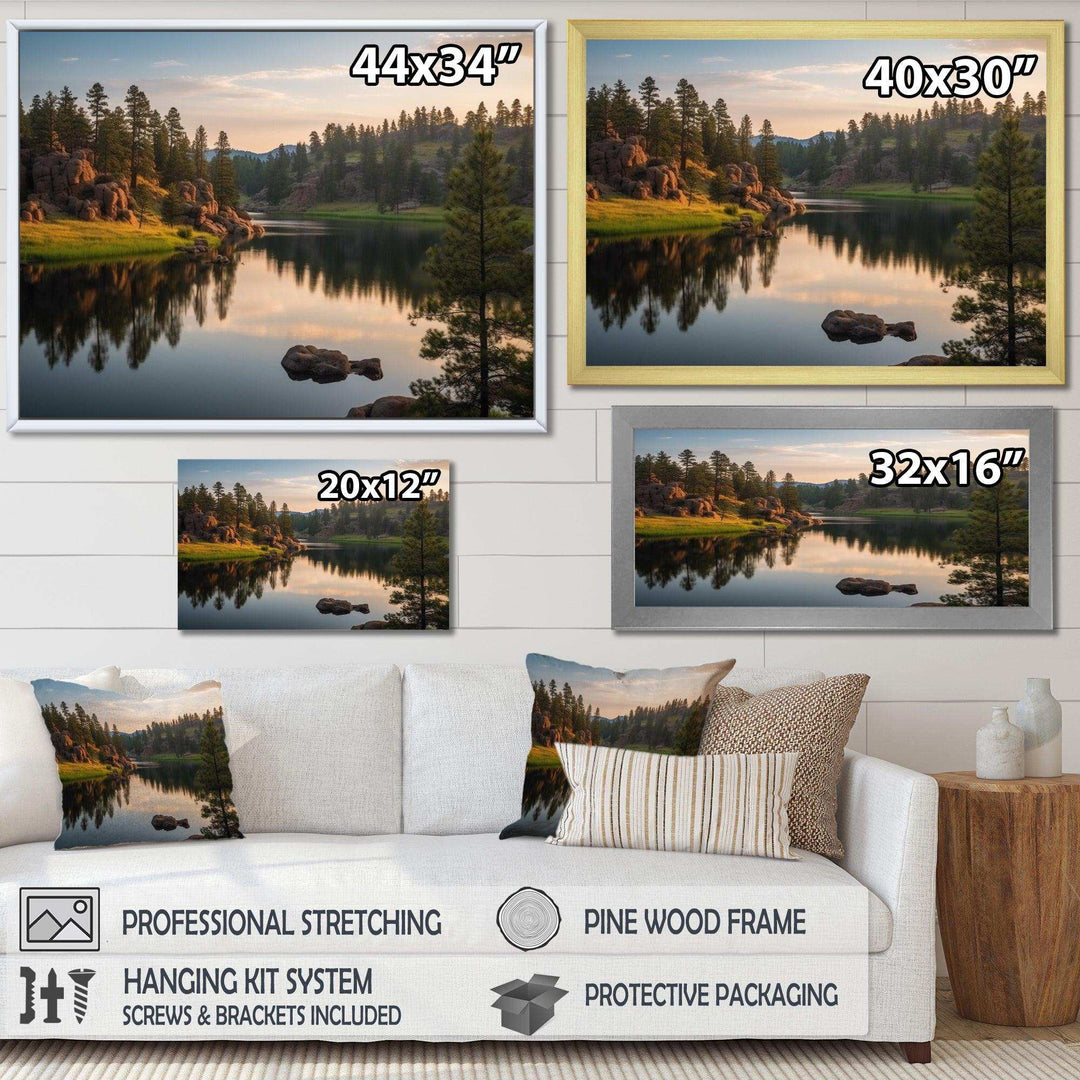South Dakota Custer State Park Serenity I - Landscapes Canvas Wall Art