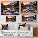 Washington Mount Rainier National Park II - Cityscapes Canvas Wall Art