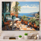 La Dolce Italian Coast I - Landscapes Canvas Wall Art