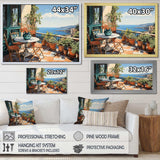 La Dolce Italian Coast I - Landscapes Canvas Wall Art