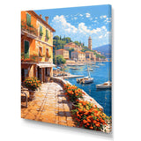 La Dolce Italian Beachside I - Landscapes Canvas Wall Art