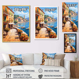 La Dolce Italian Beachside I - Landscapes Canvas Wall Art