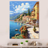 La Dolce Italian Beachside II - Landscapes Canvas Wall Art