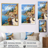 La Dolce Italian Beachside II - Landscapes Canvas Wall Art