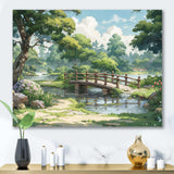 Japan Landscape Of The Rising Sun I - Landscapes Canvas Wall Art