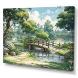 Japan Landscape Of The Rising Sun I - Landscapes Canvas Wall Art