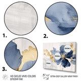 Blue White Hibiscus Tropical Harmony Flowers I - Multi-Panels