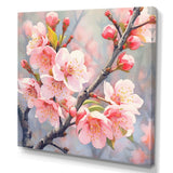 Peach Blossom Bliss II - Floral Canvas Wall Art