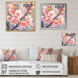 Peach Blossom Bliss II - Floral Canvas Wall Art