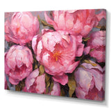 Pink Peony Perfection I - Floral Canvas Wall Art