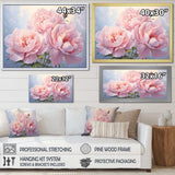 Pink Peony Perfection II - Floral Canvas Wall Art