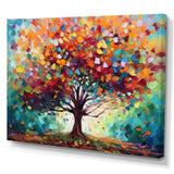 Coral Oak Tree At The Farm I - Landscapes Canvas Wall Art