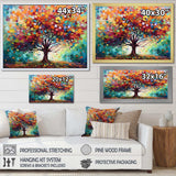 Coral Oak Tree At The Farm I - Landscapes Canvas Wall Art