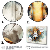 Vibrant Hinduisim Elephant I - Multi-Panels