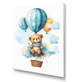 Nursery Bear Cub Children Dreams II - Animals Canvas Wall Art