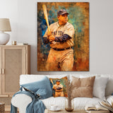 Vintage Baseball Glory - Sport Baseball Canvas Wall Art