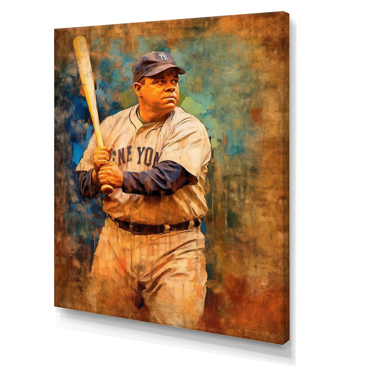 Vintage Baseball Glory - Sport Baseball Canvas Wall Art