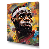 Le Bron Multicolor - Sport Basketball Canvas Wall Art