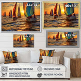 Boating Bliss II - Sports Canvas Wall Art