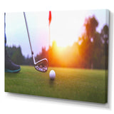 Golf Swing Excellence I - Golf Canvas Wall Art