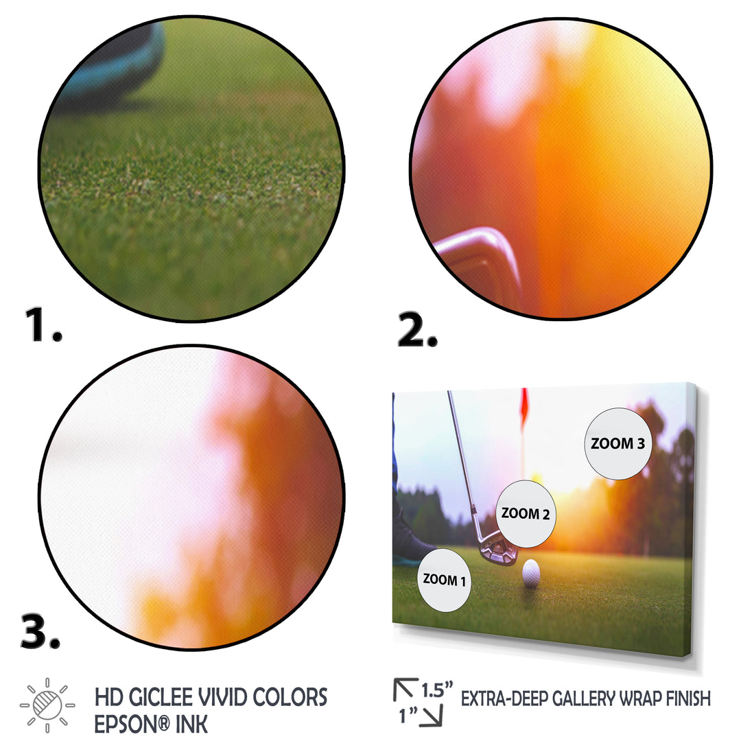 Golf Swing Excellence I - Golf Canvas Wall Art