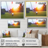 Golf Swing Excellence I - Golf Canvas Wall Art