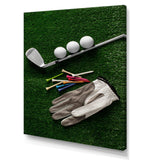 Golf Set Swing Excellence III - Sports Canvas Wall Art