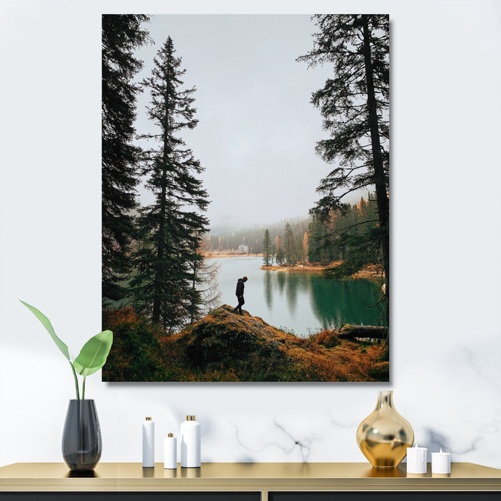 Lake Trails Harmony - Hiking Canvas Wall Art