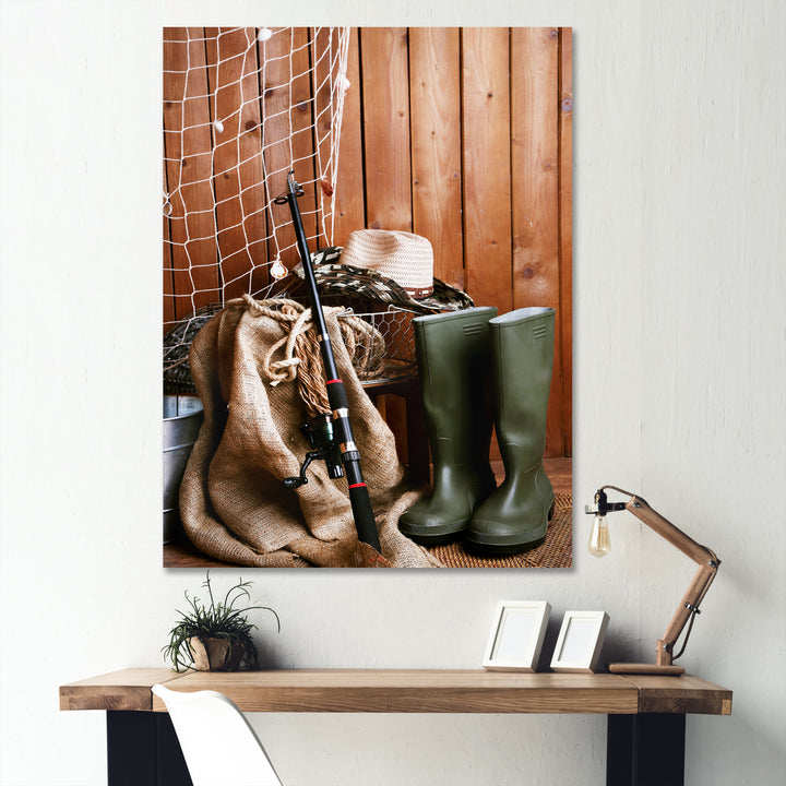 Ready For Fishing - Hunting &amp; Fishing Canvas Wall Art