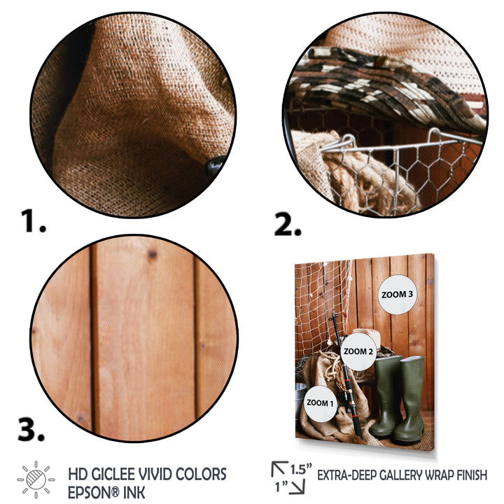 Ready For Fishing - Hunting &amp; Fishing Canvas Wall Art