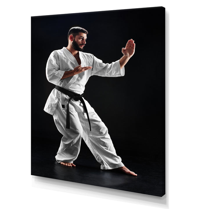 Martial Arts Combat Warrior I - Martial Arts Canvas Wall Art